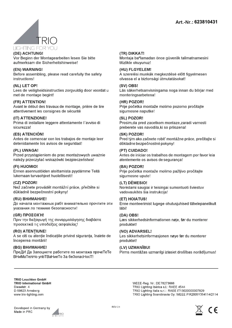 Imagen de la primera página del manual del dispositivo Ruby 623810431