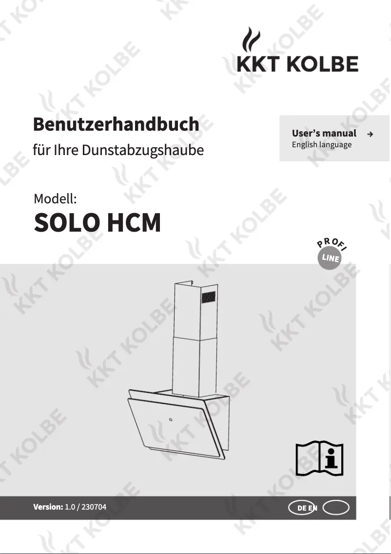 Página nº 1 - Manual de usuario KKT Kolbe SOLO809S