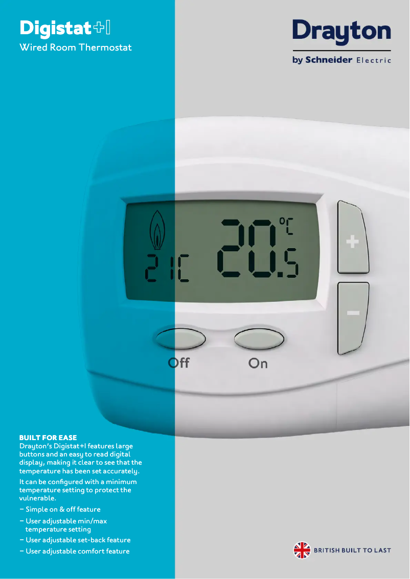 Imagen de la primera página del manual del dispositivo Digistat+1