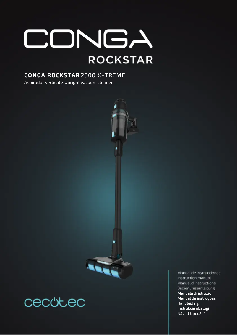 Imagen de la primera página del manual del dispositivo Conga Rockstar 2500 X-Treme