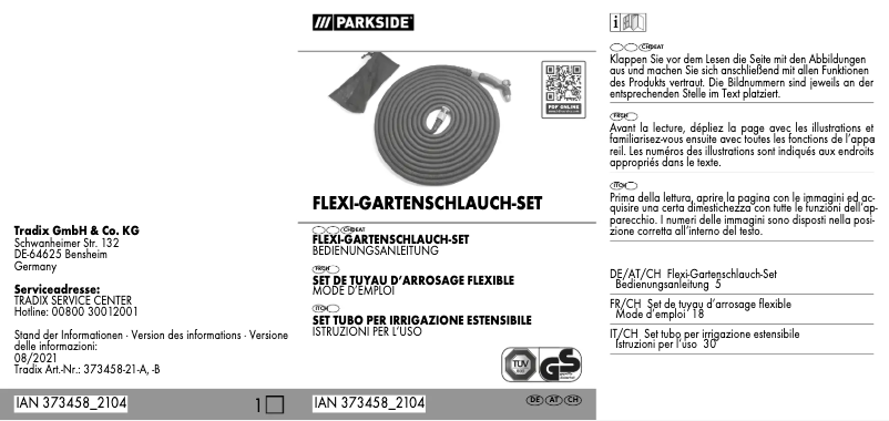 Imagen de la primera página del manual del dispositivo IAN 373458