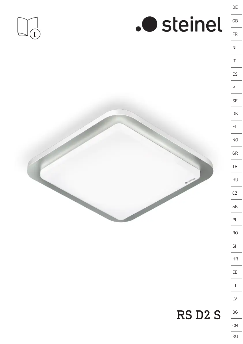 Imagen de la primera página del manual del dispositivo RS D2 S