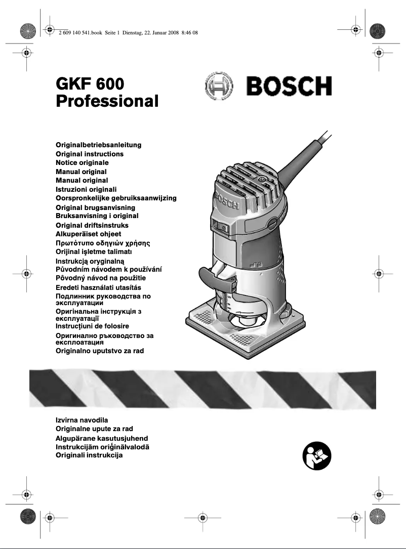 Imagen de la primera página del manual del dispositivo GKF 600 Professional