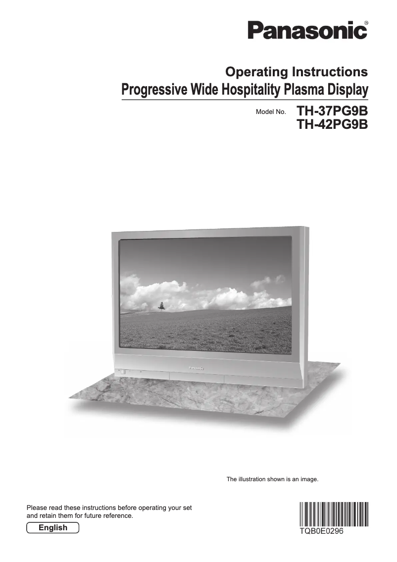 Página nº 1 - Manual de usuario Panasonic TH-42PG9B