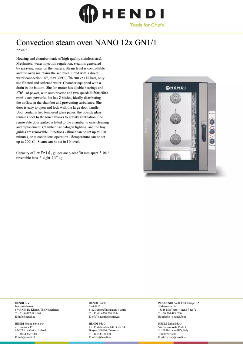 Imagen de la primera página del manual del dispositivo 223093