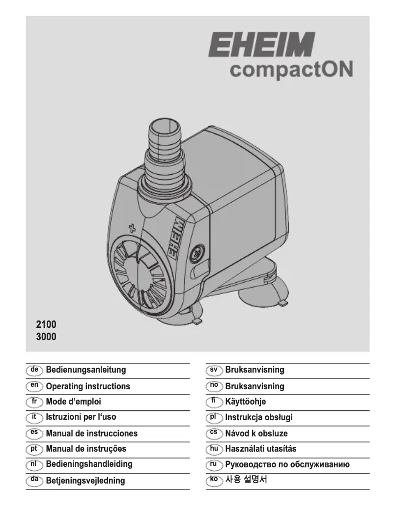 Imagen de la primera página del manual del dispositivo compactON 3000