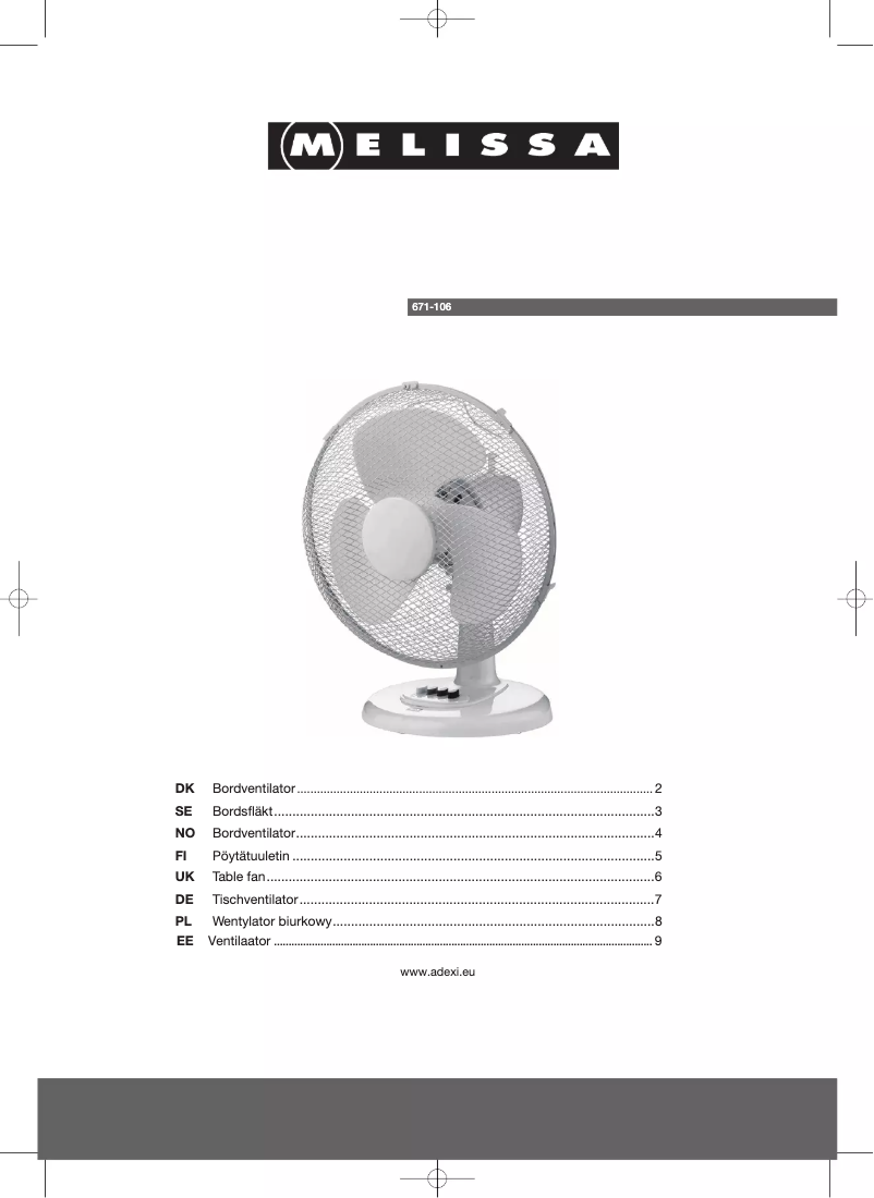 Imagen de la primera página del manual del dispositivo 671106