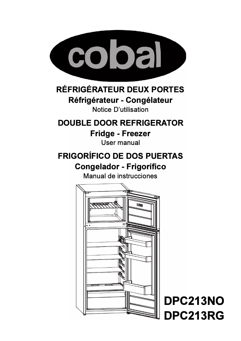 Imagen de la primera página del manual del dispositivo DPC213NO