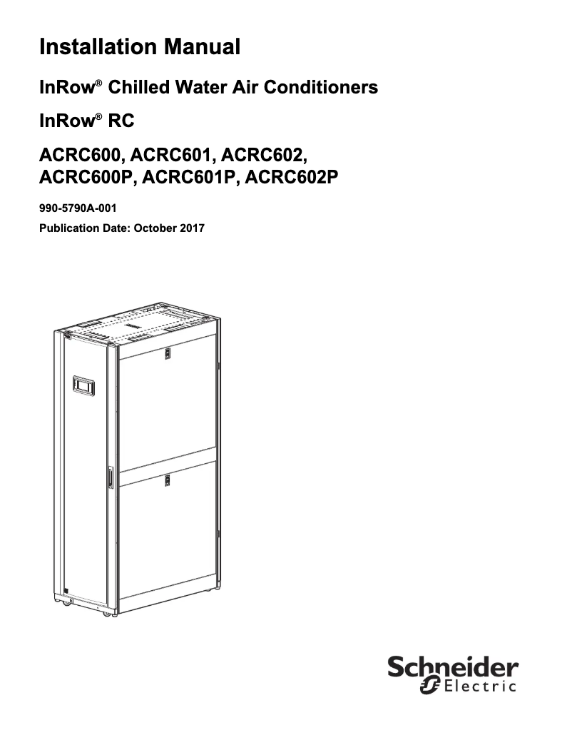 Imagen de la primera página del manual del dispositivo ACRC602