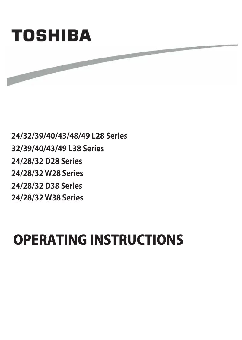 Imagen de la primera página del manual del dispositivo 32D3864DB