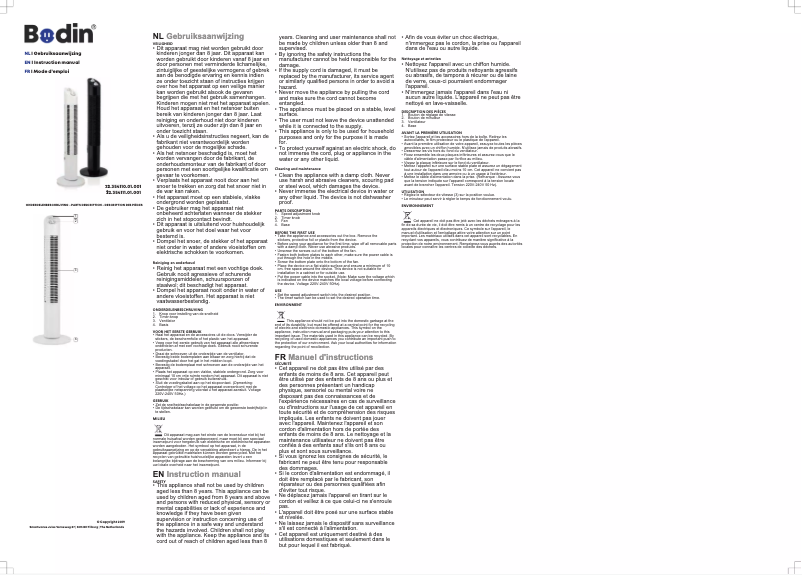 Página 1 del manual Manual de usuario Bodin 22.354110