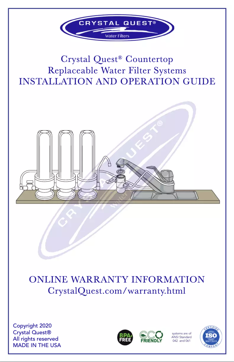 Imagen de la primera página del manual del dispositivo CQE-CT-00138