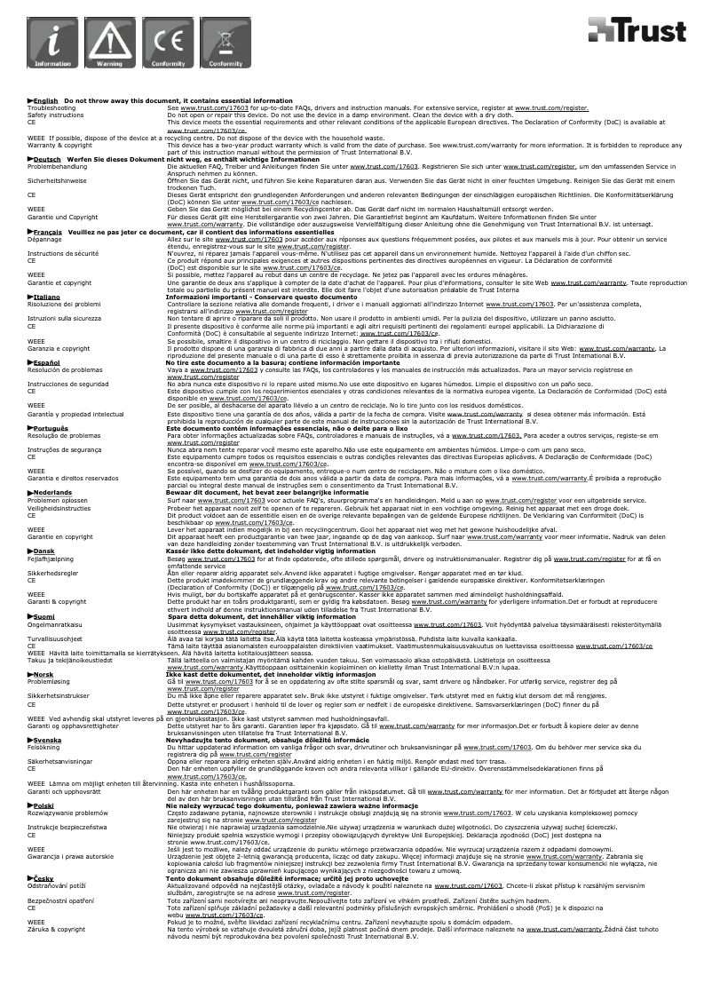 Imagen de la primera página del manual del dispositivo Convex
