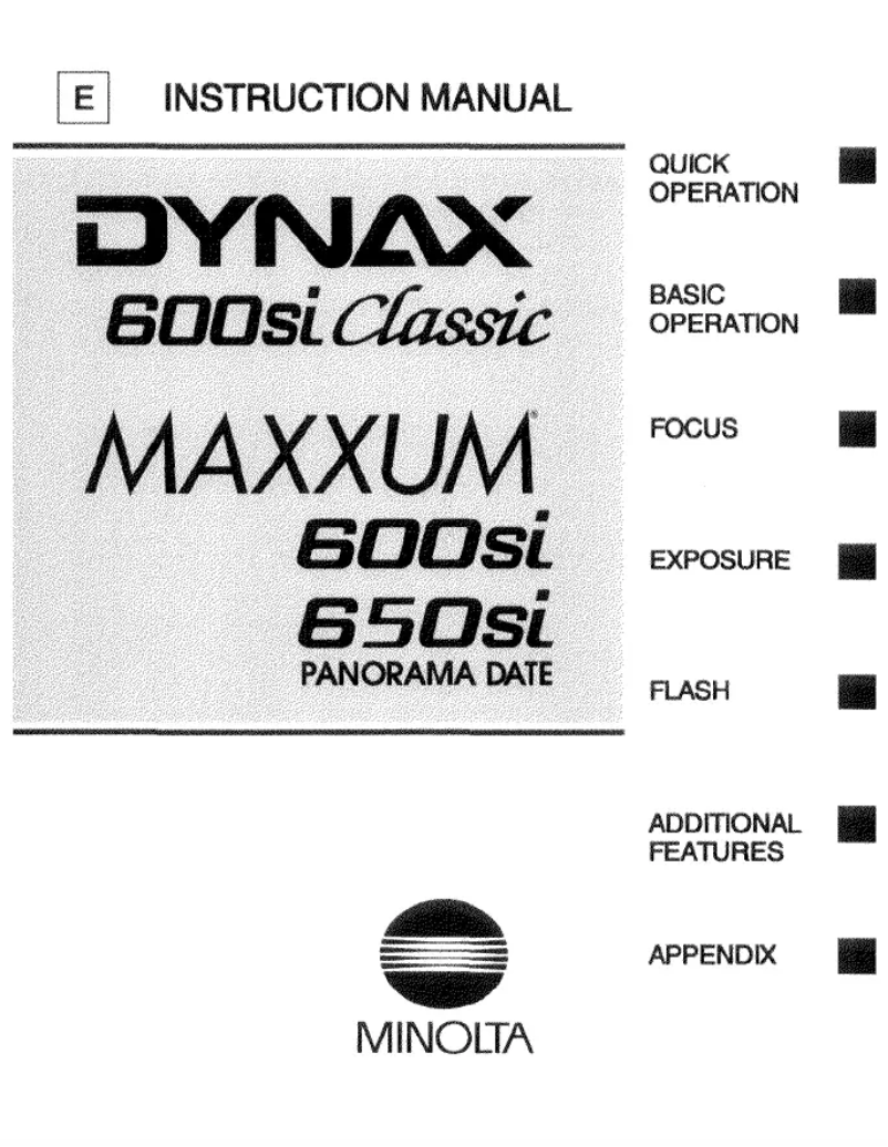 Imagen de la primera página del manual del dispositivo Maxxum 650Si