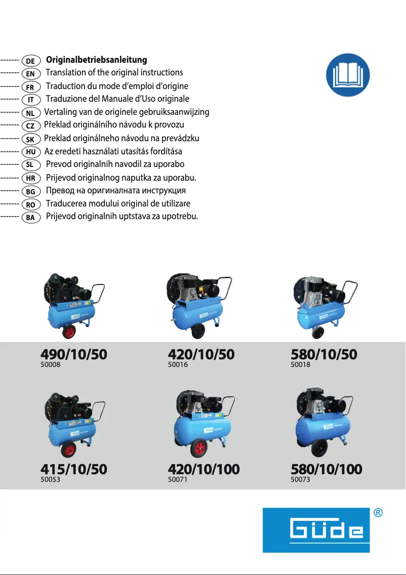 Imagen de la primera página del manual del dispositivo 420/10/100