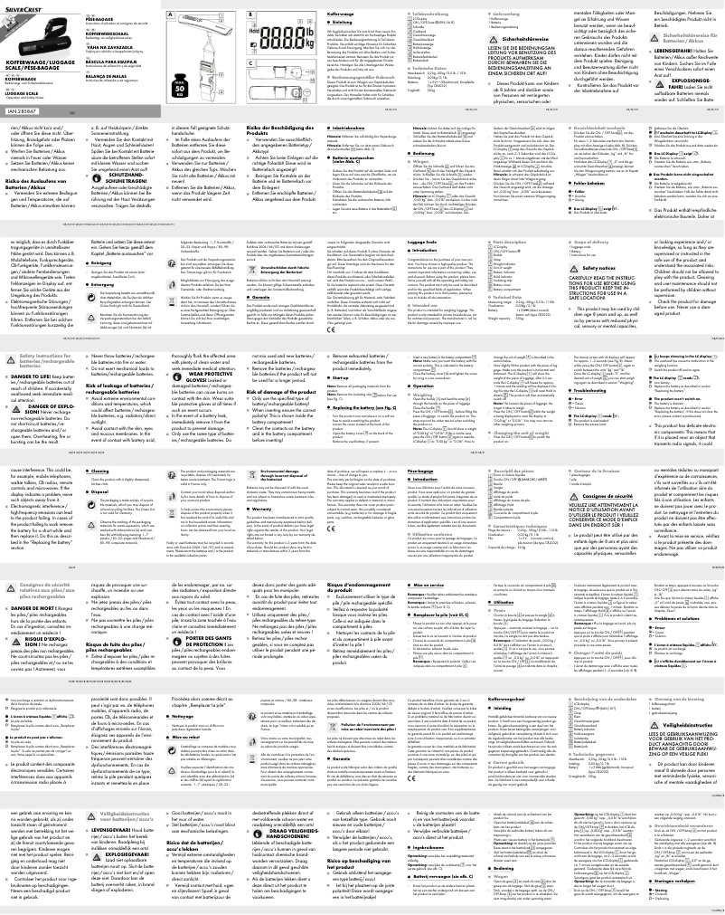 Imagen de la primera página del manual del dispositivo IAN 285847