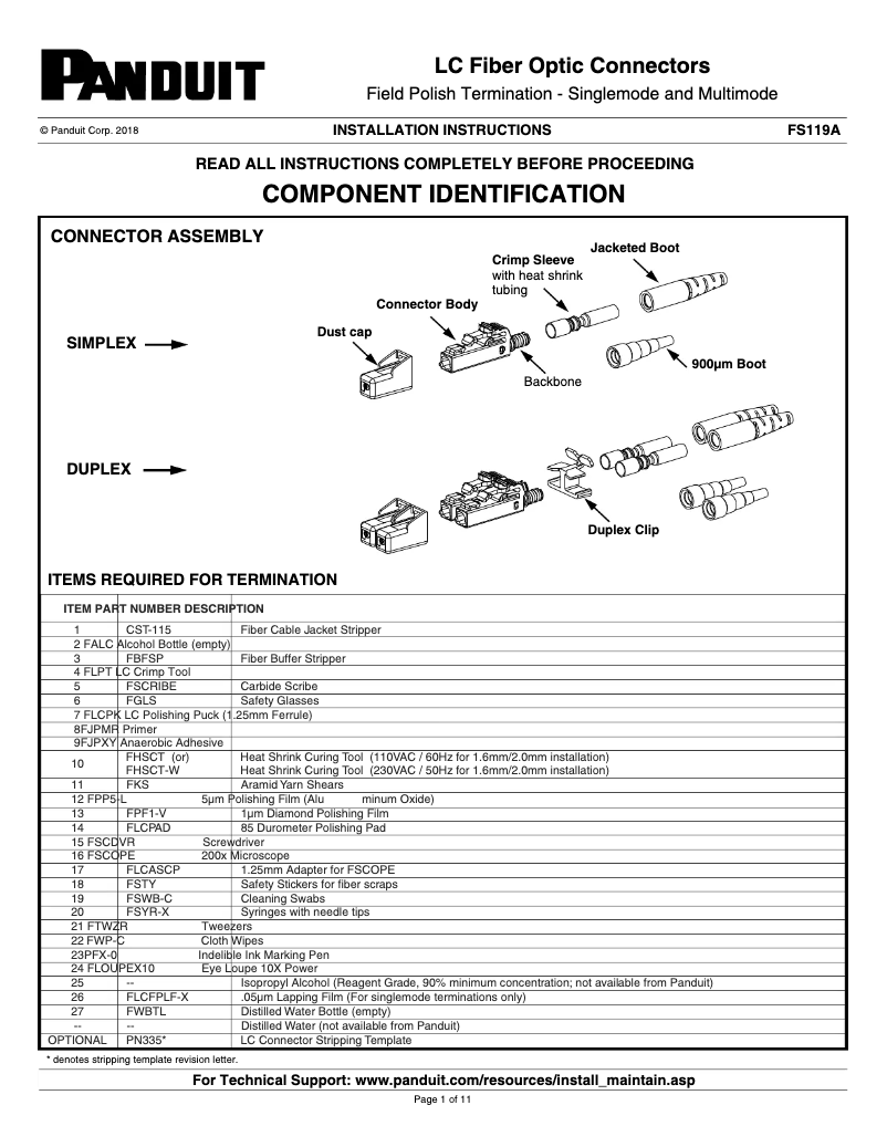 Imagen de la primera página del manual del dispositivo FSCRIBE