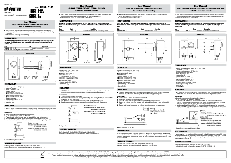Imagen de la primera página del manual del dispositivo TIMM - R100