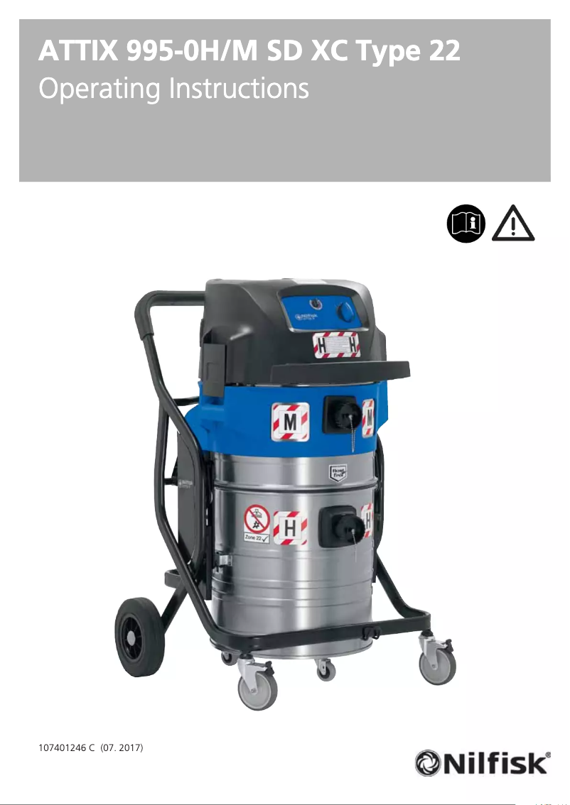 Imagen de la primera página del manual del dispositivo ATTIX 995-0H/M SD XC