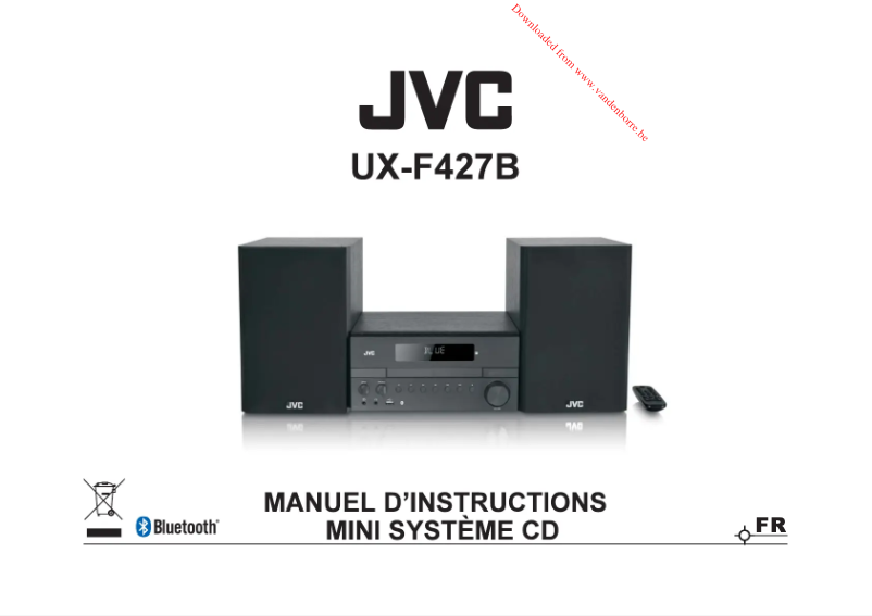 Página nº 1 - Manual de usuario JVC UX-F427B