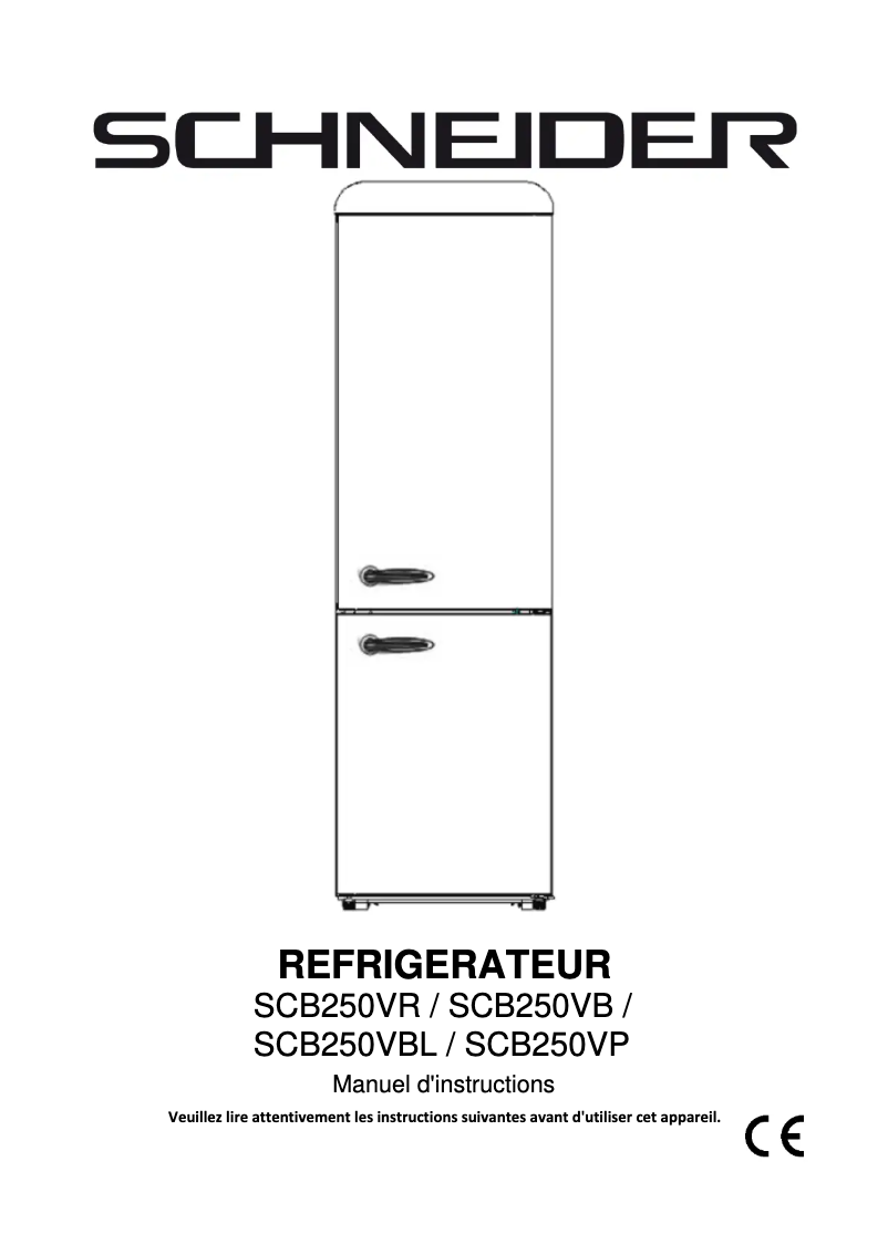 Imagen de la primera página del manual del dispositivo SCB250VB