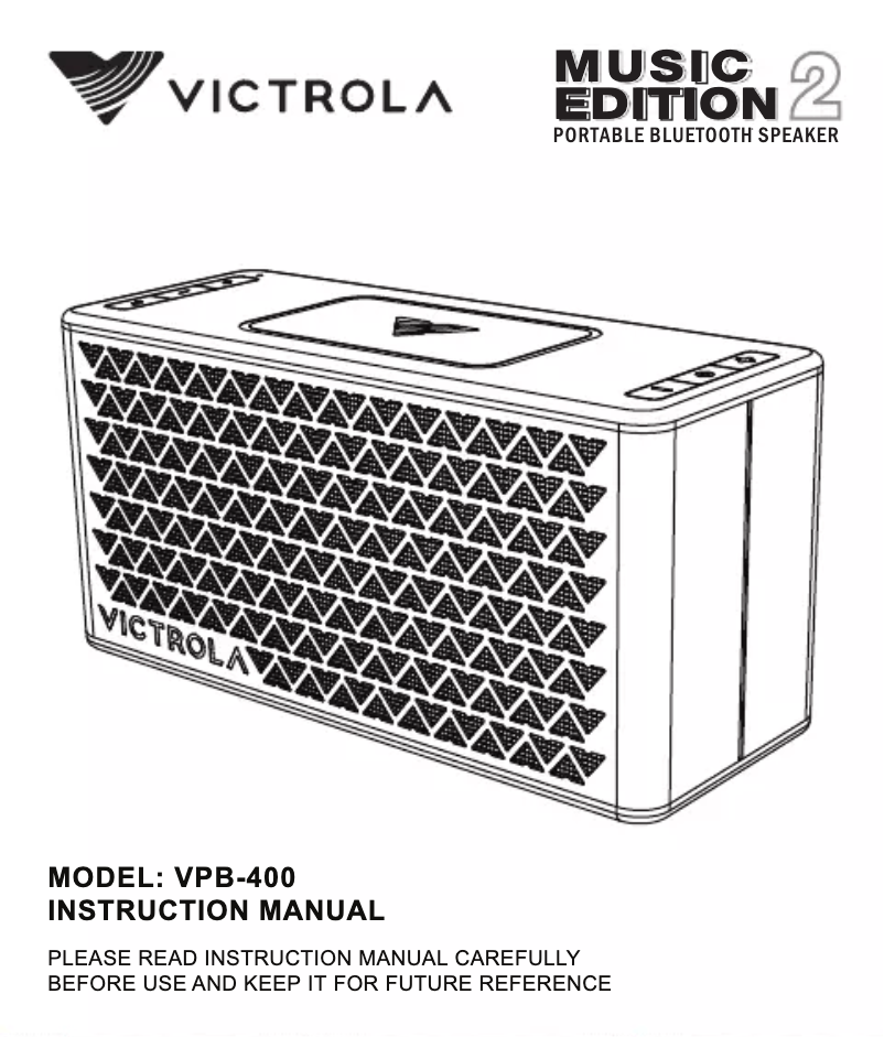 Imagen de la primera página del manual del dispositivo Music Edition 2 VPB-400