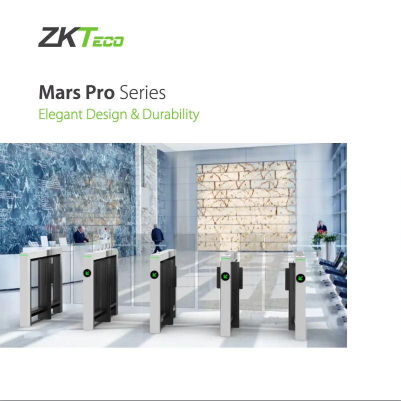 Página nº 1 - Catálogo ZKTeco Mars Pro-F1000