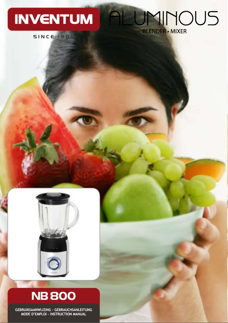 Página 1 del manual Manual de usuario Inventum NB800