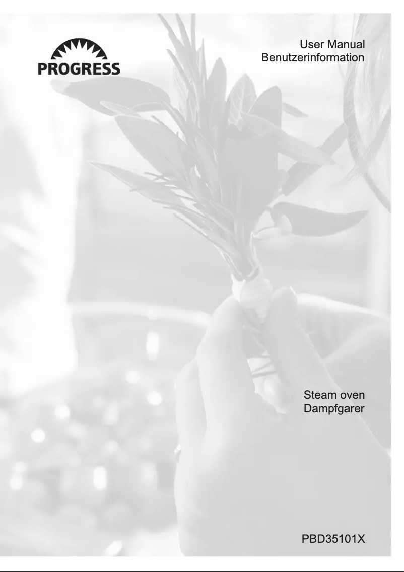 Página 1 del manual Manual de usuario Progress PBD35101X