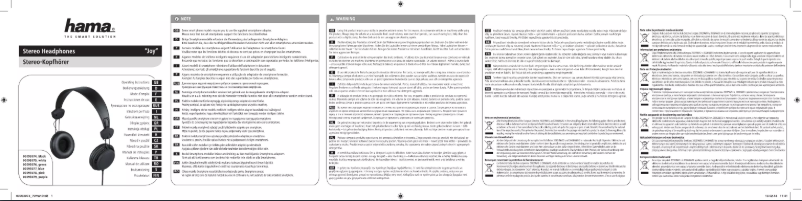 Imagen de la primera página del manual del dispositivo Joy