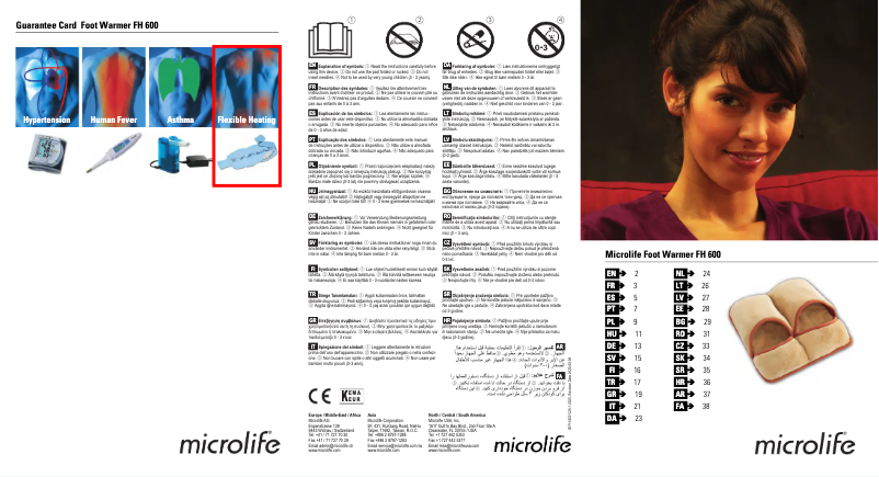 Página 1 del manual Manual de usuario Microlife FH 600