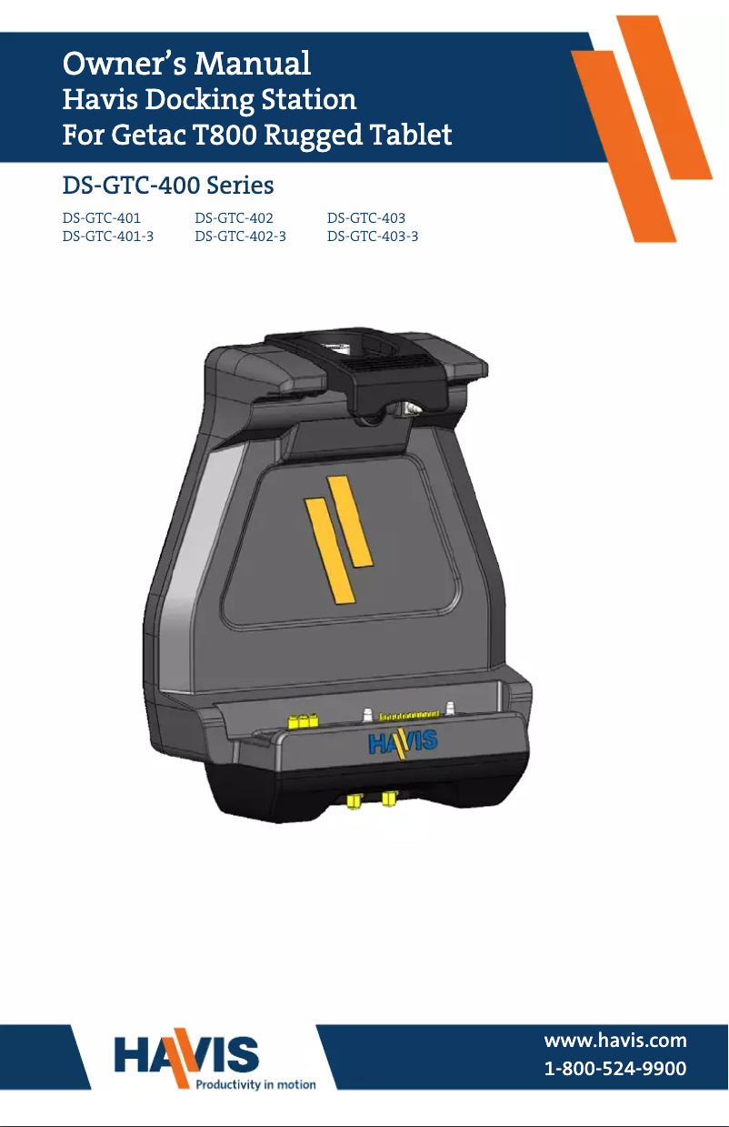 Imagen de la primera página del manual del dispositivo DS-GTC-401-3