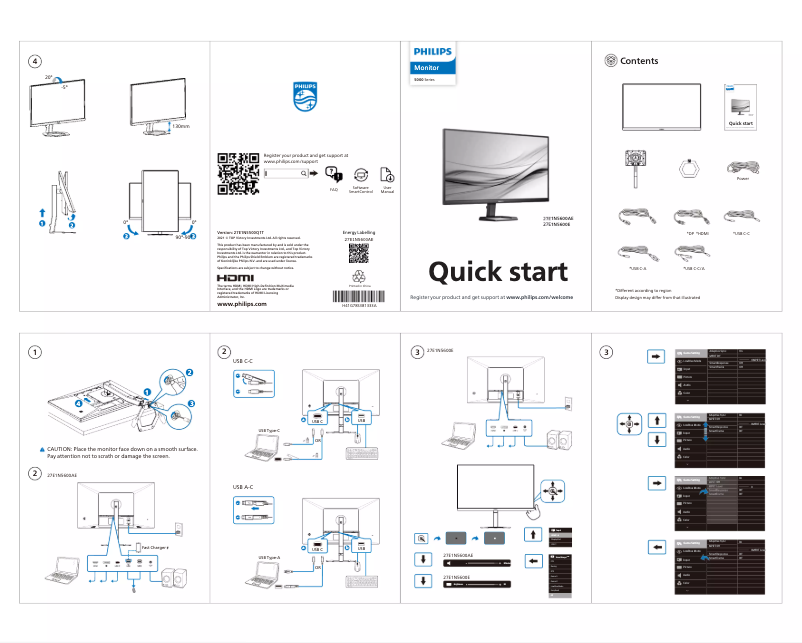 Imagen de la primera página del manual del dispositivo 27E1N5600AE