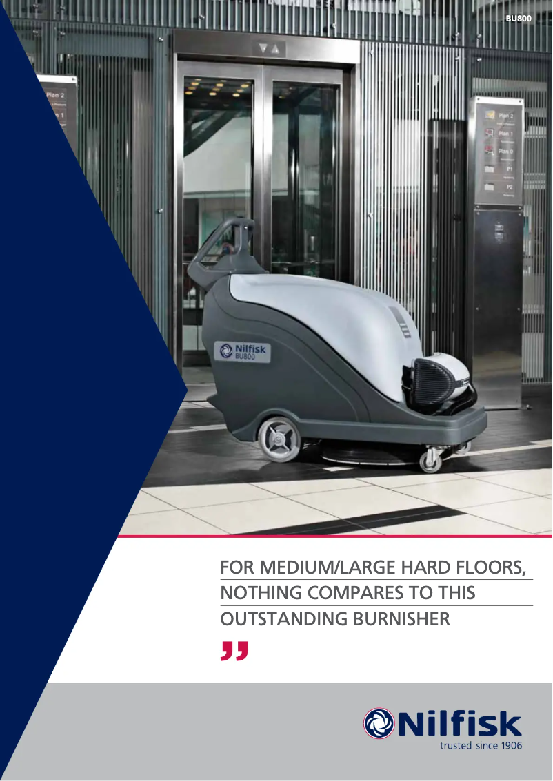 Página nº 1 - Folleto Nilfisk BU800