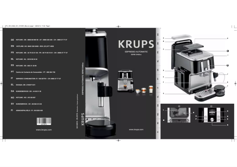 Página 1 del manual Manual de usuario Krups Espresseria Automatic Premium EA8322