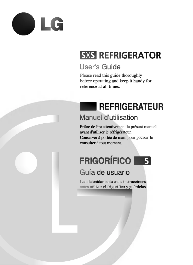 Página nº 1 - Manual de usuario LG GR-P257BTB