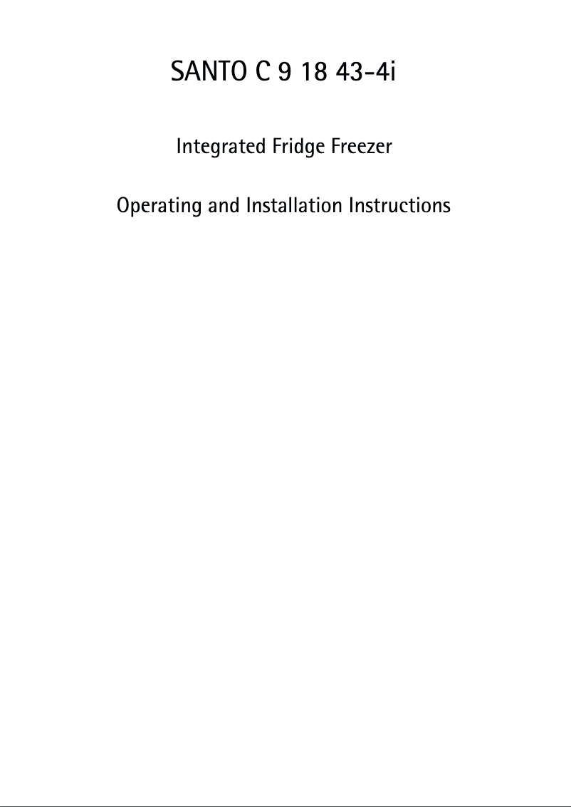 Página nº 1 - Manual de usuario AEG SC91843