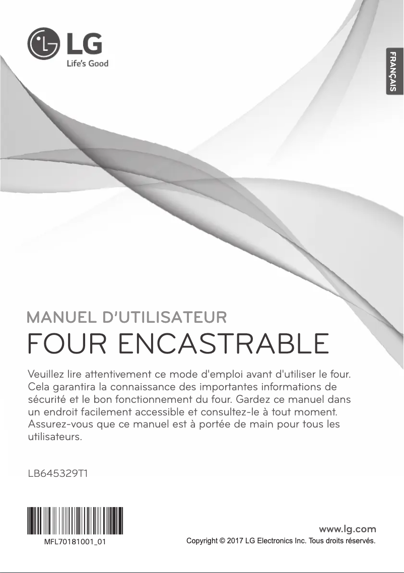 Imagen de la primera página del manual del dispositivo LB645329T1