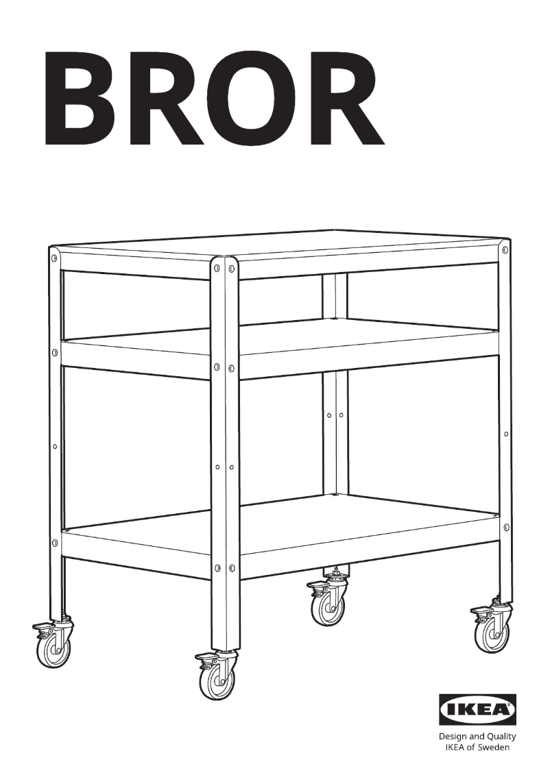 Página 1 del manual Manual de usuario Ikea BROR 603.338.50