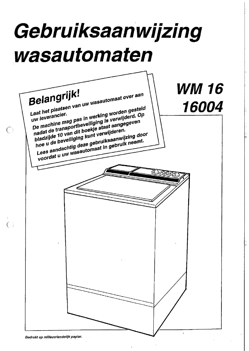 Imagen de la primera página del manual del dispositivo 16004