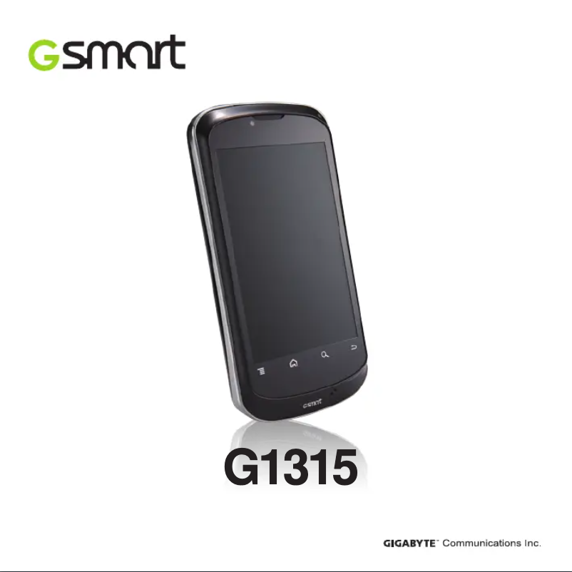 Página 1 del manual Manual de usuario Gigabyte GSmart G1315