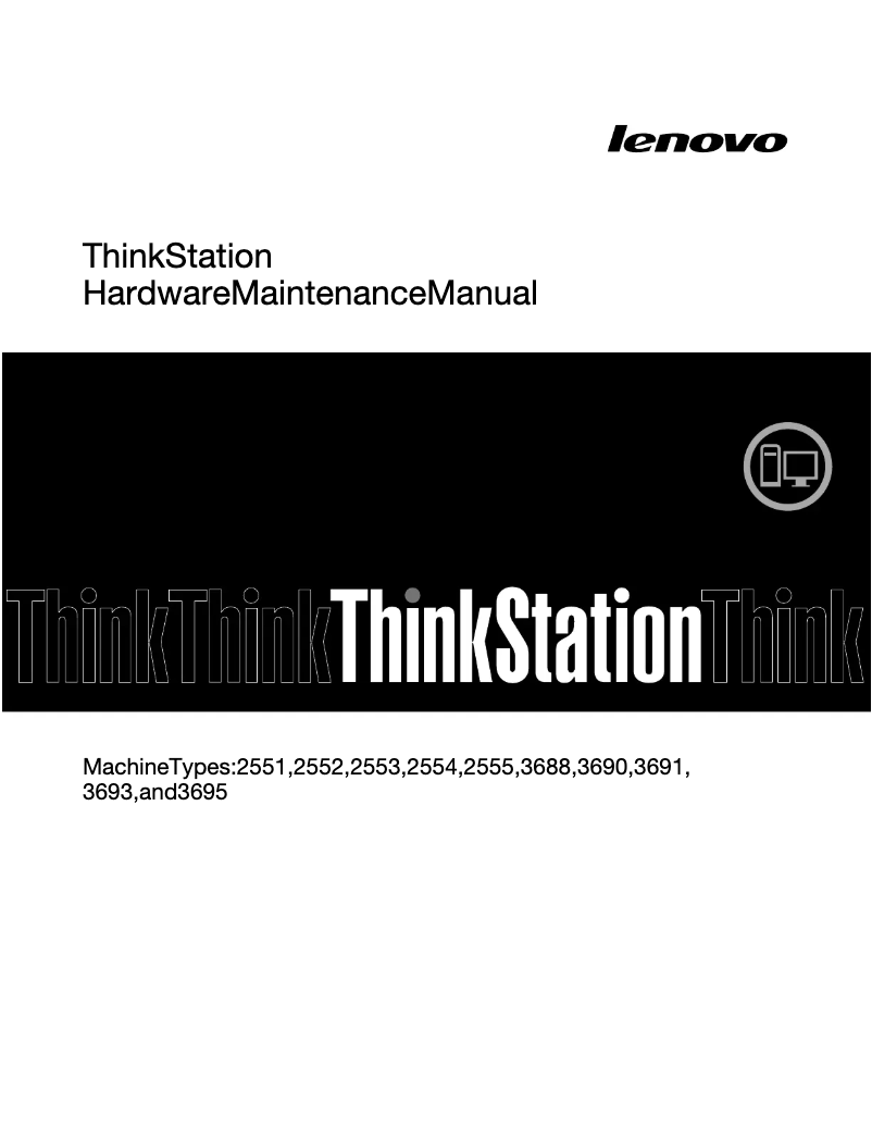 Imagen de la primera página del manual del dispositivo ThinkStation E31+Nvidia Quadro 600