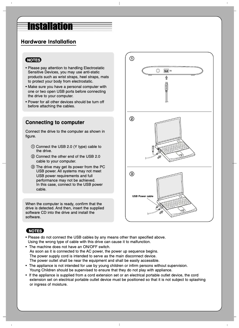 Imagen de la primera página del manual del dispositivo GP08NU6R