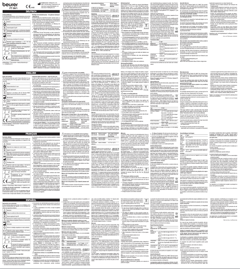 Imagen de la primera página del manual del dispositivo FT 09/1