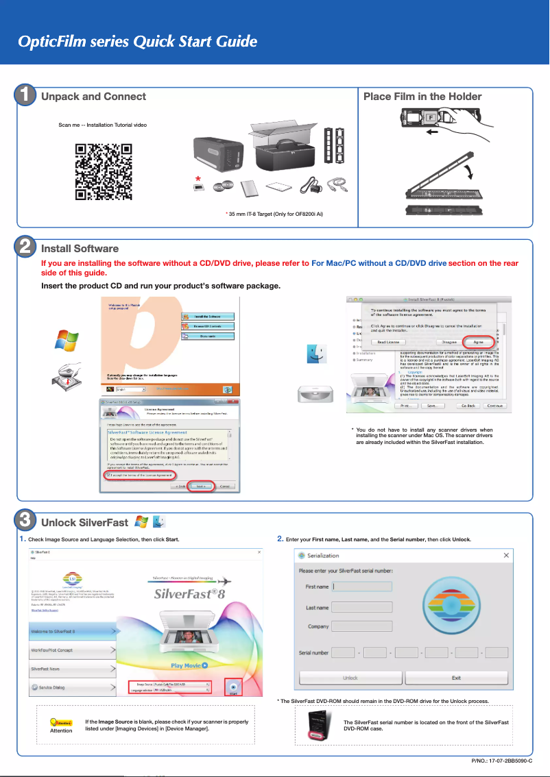 Página 1 del manual Manual de usuario Plustek Opticfilm 8100
