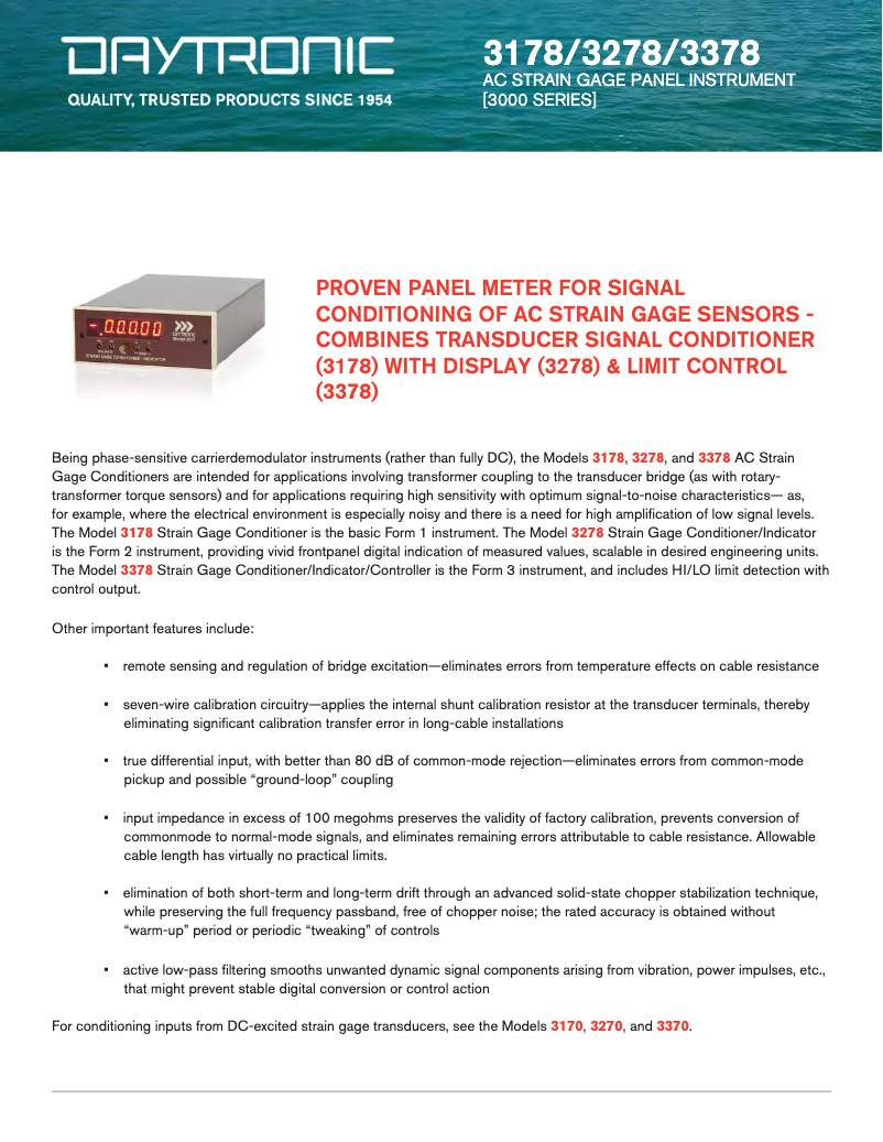 Imagen de la primera página del manual del dispositivo 3178