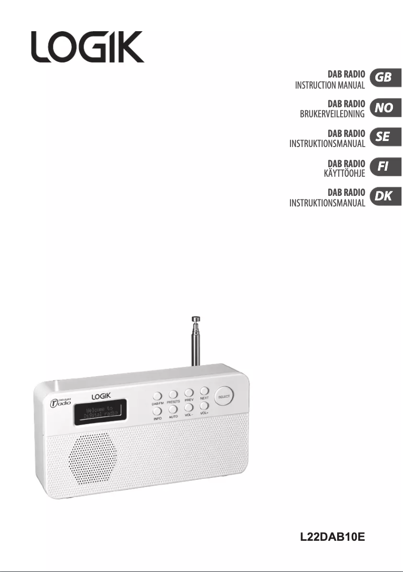 Página nº 1 - Manual de usuario Logik L22DAB10E