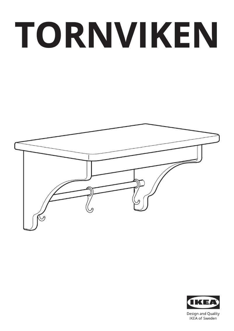 Página 1 del manual Manual de usuario Ikea TORNVIKEN 803.592.12