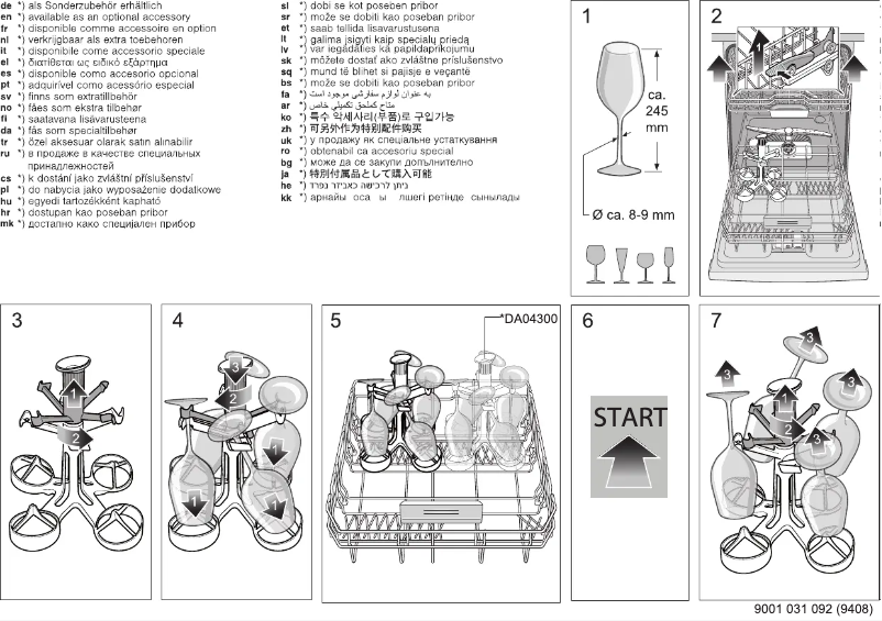 Imagen de la primera página del manual del dispositivo DA043000