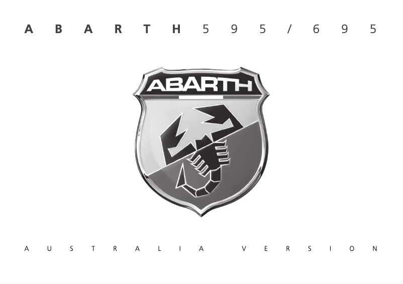 Página 1 del manual Manual de usuario Abarth 695 (2023)